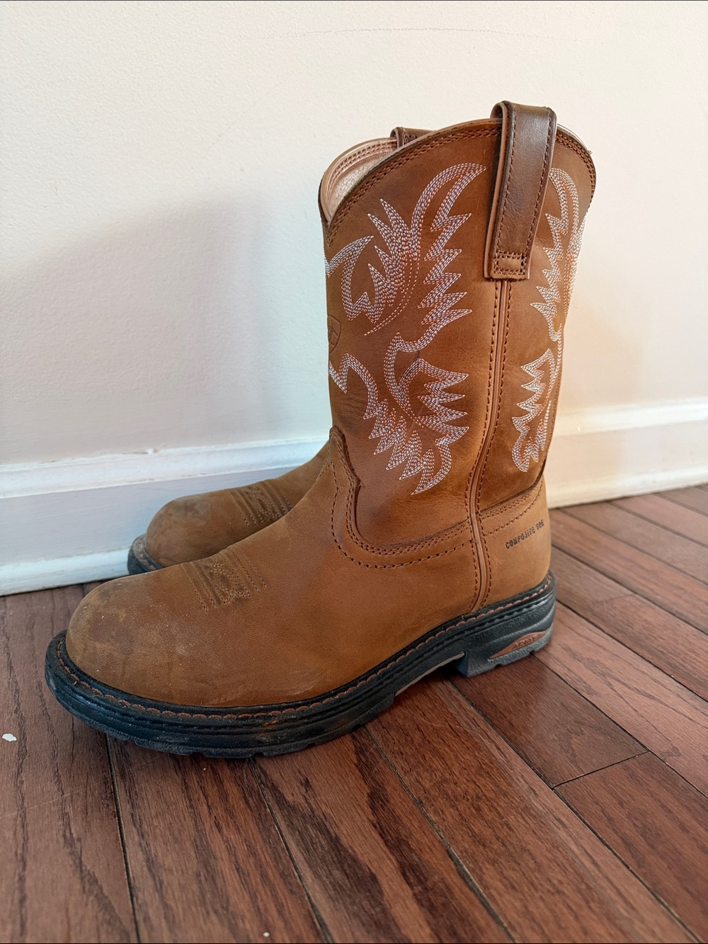 Women’s Ariat Brown Western Work Heeled Boots